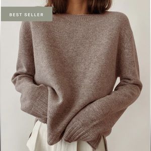 Jennie Kayne Everyday Sweater in taupe